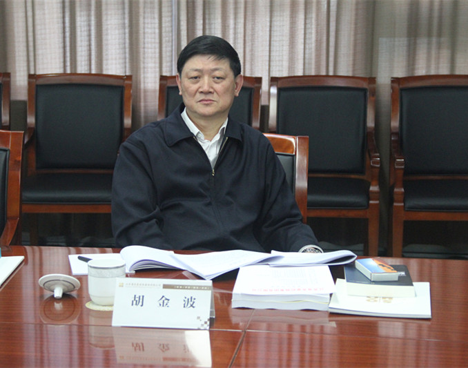 省委组织部常务副部长胡金波同志到红豆钱包
调研