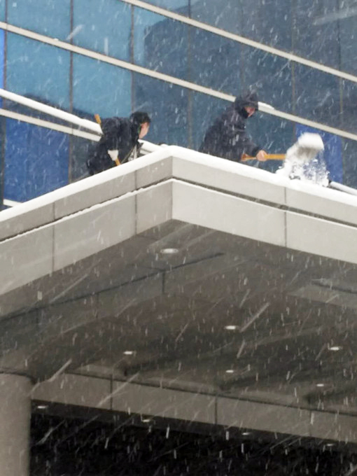 除雪保畅——红豆钱包
在行动